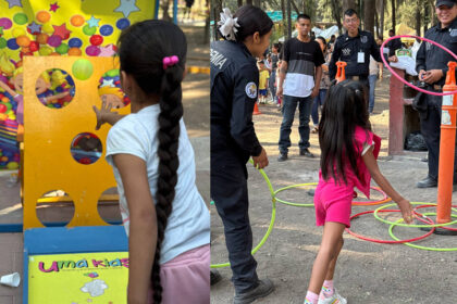Las niñas y niños vivieron una jornada mágica con actividades como paseos en tren, juegos de mesa gigantes, retos deportivos y dinámicas viales.