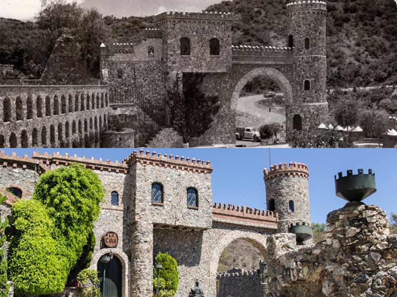 Don Manuel Quezada Brandy transformó el sitio en un hotel con forma de castillo medieval.