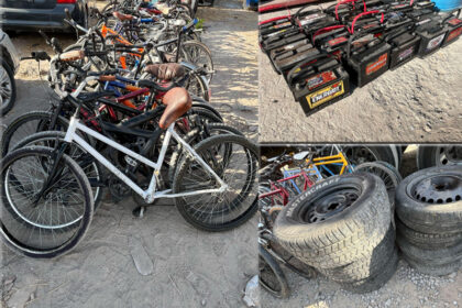 la Policía Municipal de León recuperó 45 bicicletas, 22 acumuladores y 15 neumáticos durante un operativo de reordenamiento en la zona de la calle Rivera